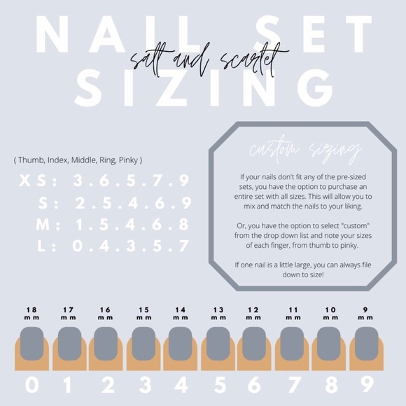 Nude Tropical Print Hand Painted Press On Nails - Picture 6 of 6